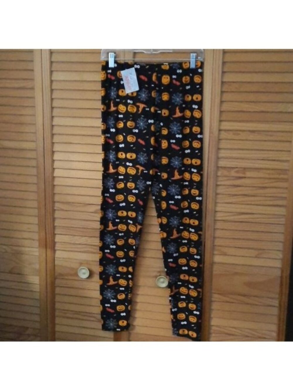 Legging Army Halloween Pumpkin Emoji Spider Hat Webs Eyes Bats Leggings PS 14-20